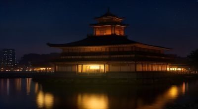 日本东京都市夜景与娱乐产业街区，霓虹灯光璀璨，象征小泽玛利亚出道时的行业环境与时代背景